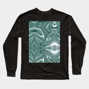 Wintergreen Marble Background Pattern Long Sleeve T-Shirt